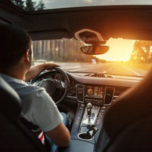 Behind the wheel lesson